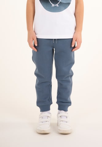 KnowledgeCotton Apparel Trousers 'Rue' in Blue: front