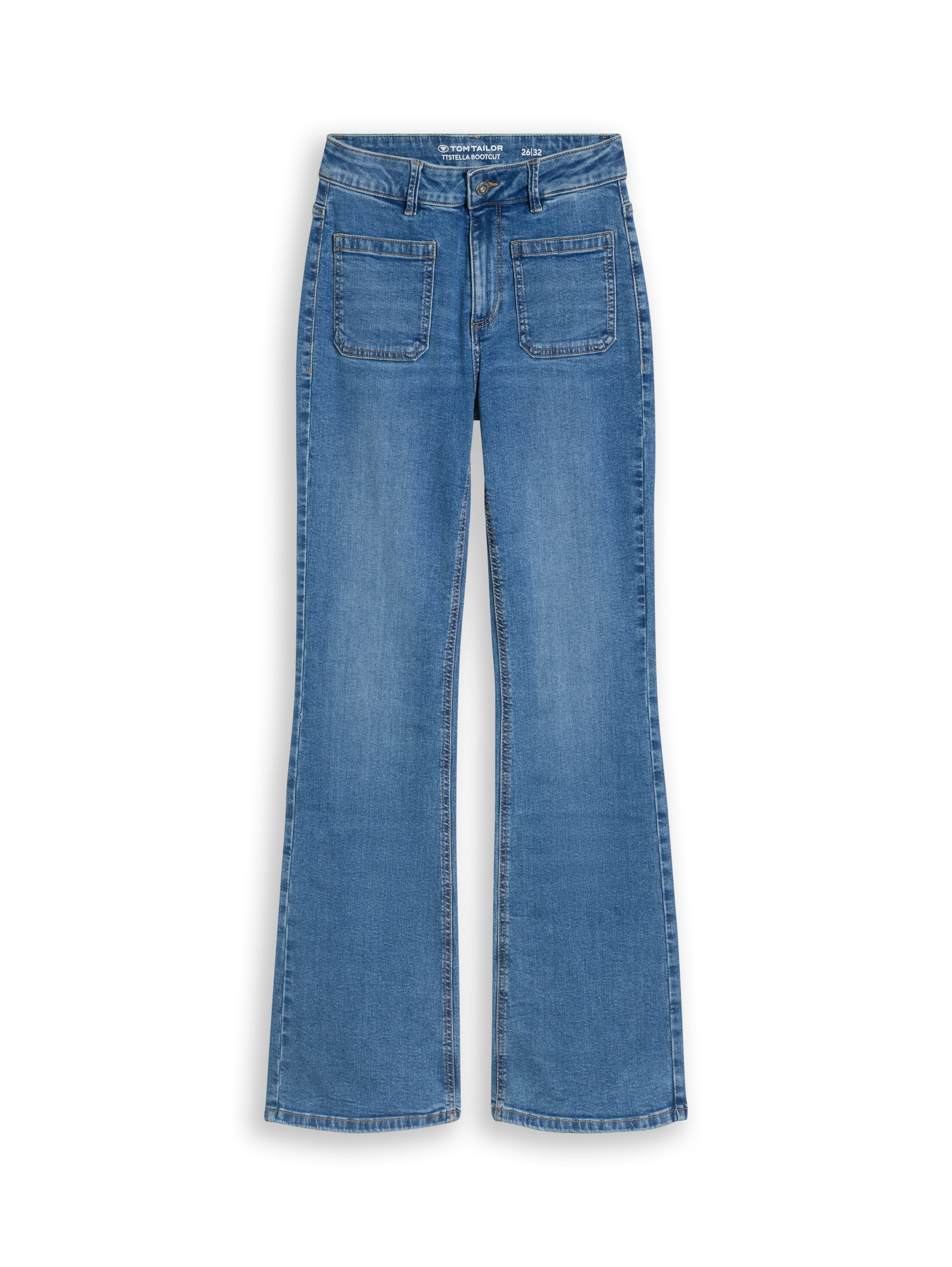 Jean 'STELLA' TOM TAILOR en bleu : devant
