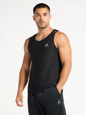 T-Shirt A-Game en noir : devant