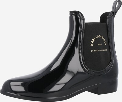 Karl Lagerfeld Gummistiefel 'KALOSH II' in schwarz, Produktansicht