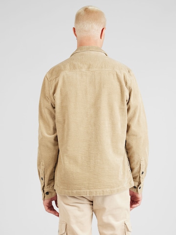 anerkjendt Regular fit Button Up Shirt 'OSCAR' in Beige
