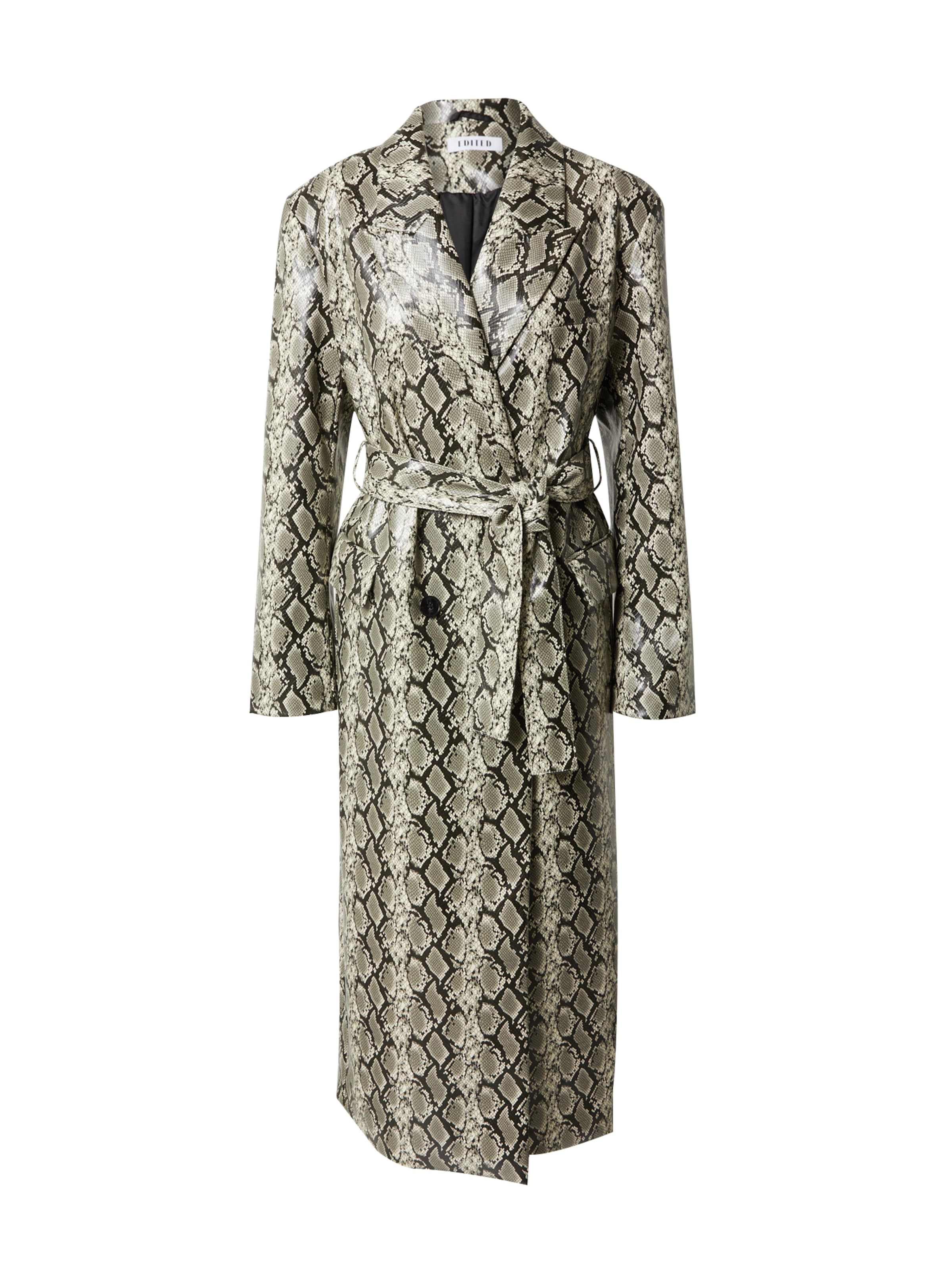 EDITED Płaszcz przejściowy 'Anais' w kolorze szary: przód