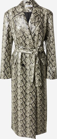 EDITED Ανοιξιάτικο και φθινοπωρινό παλτό 'Anais' σε γκρι καπνού / μαύρο, Άποψη προϊόντος