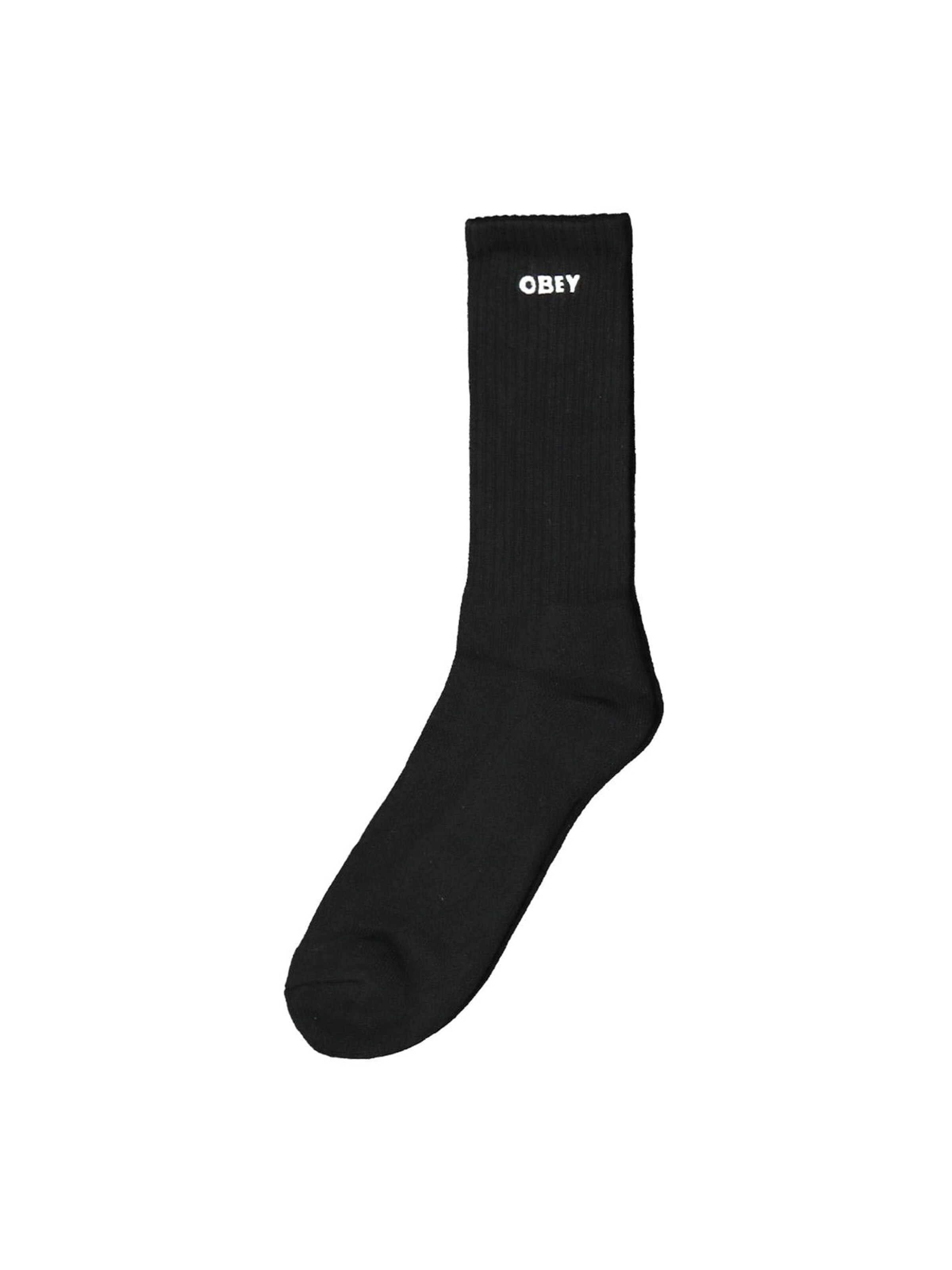 Obey Socks 'Bold Socks' in 19-55 in Black, Item view