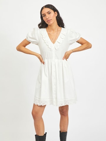 VILA Kleid in Weiß: front