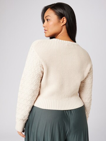 Pullover 'Geeske' di Guido Maria Kretschmer Curvy in beige