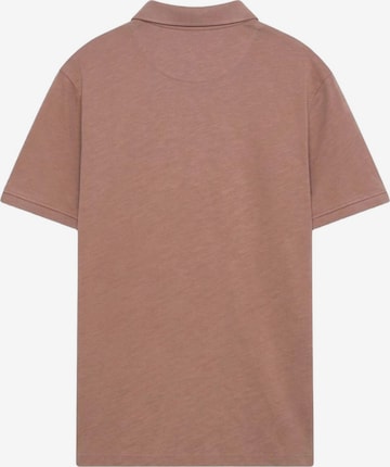 LTB Jeans - Camiseta 'LTB Jeans Herren-Polohemd aus Piqué mit Reißverschluss' en marrón: frente