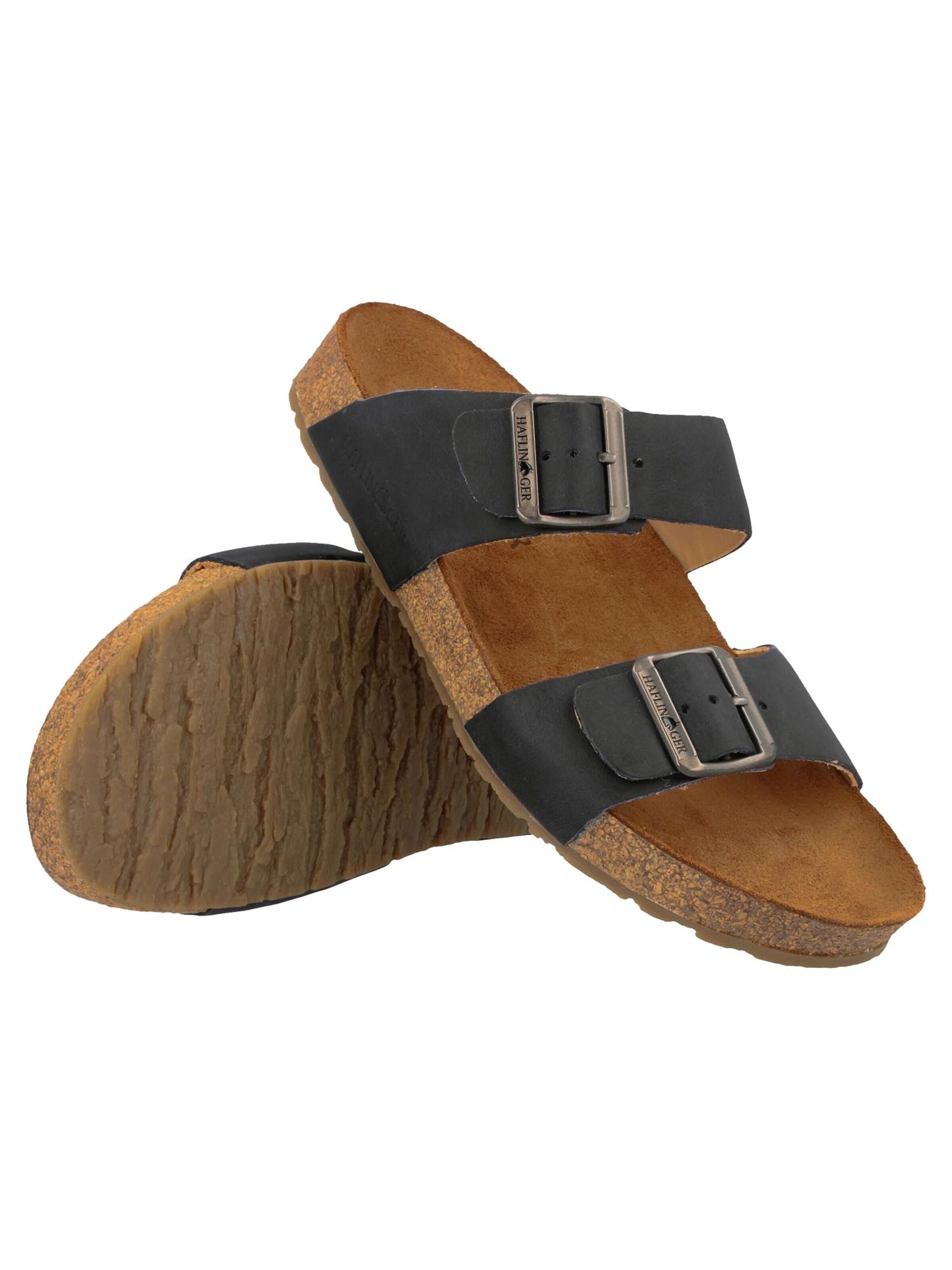 HAFLINGER Mules 'Bio Andrea' in Black