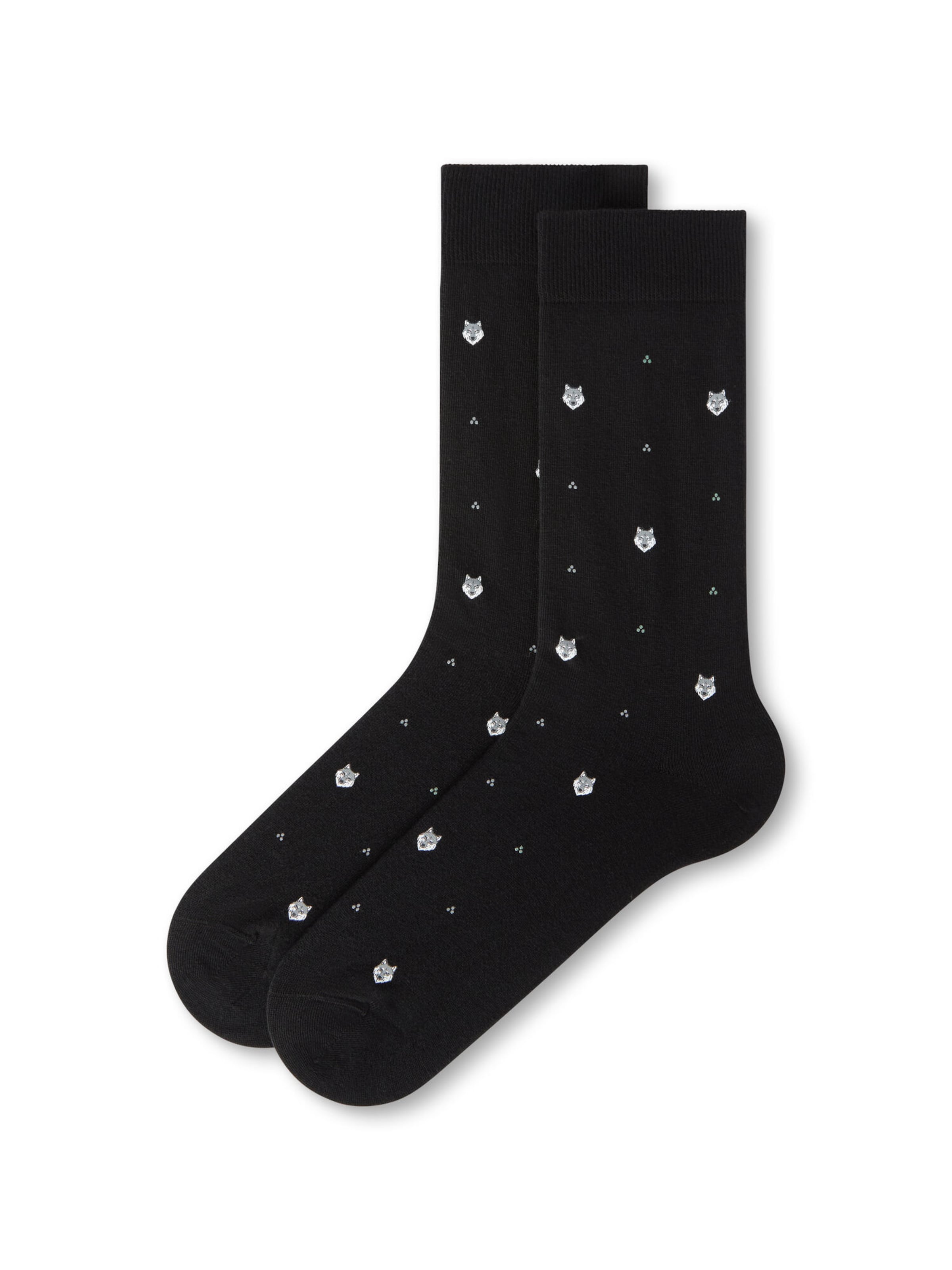 CALZEDONIA Socks 'CHRISTMAS' in Black: front