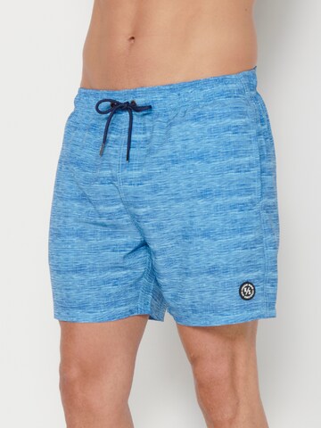 KOROSHI Badeshorts in Blau: Vorderseite