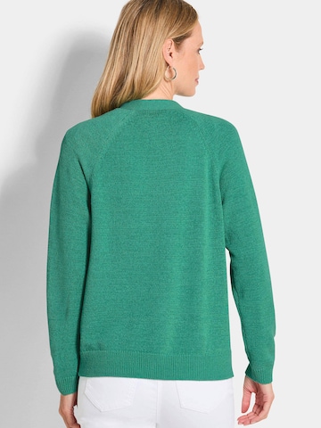 Goldner Gebreid vest in Groen