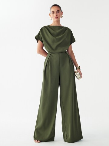 BWLDR Jumpsuit 'Tina' in Groen: voorkant