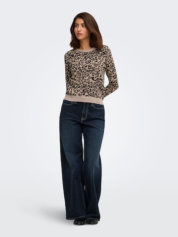ONLY Pullover 'ONLPil' in Braun