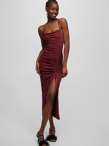 Pull&Bear Evening Dress in Red: front