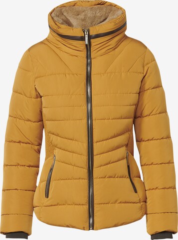 Veste d’hiver KOROSHI en jaune : devant