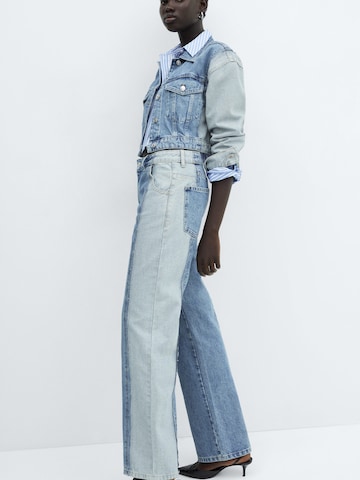 MANGO Wide leg Jeans 'Olivia' in Blauw