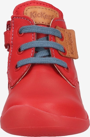 Kickers First-Step Shoes in Red