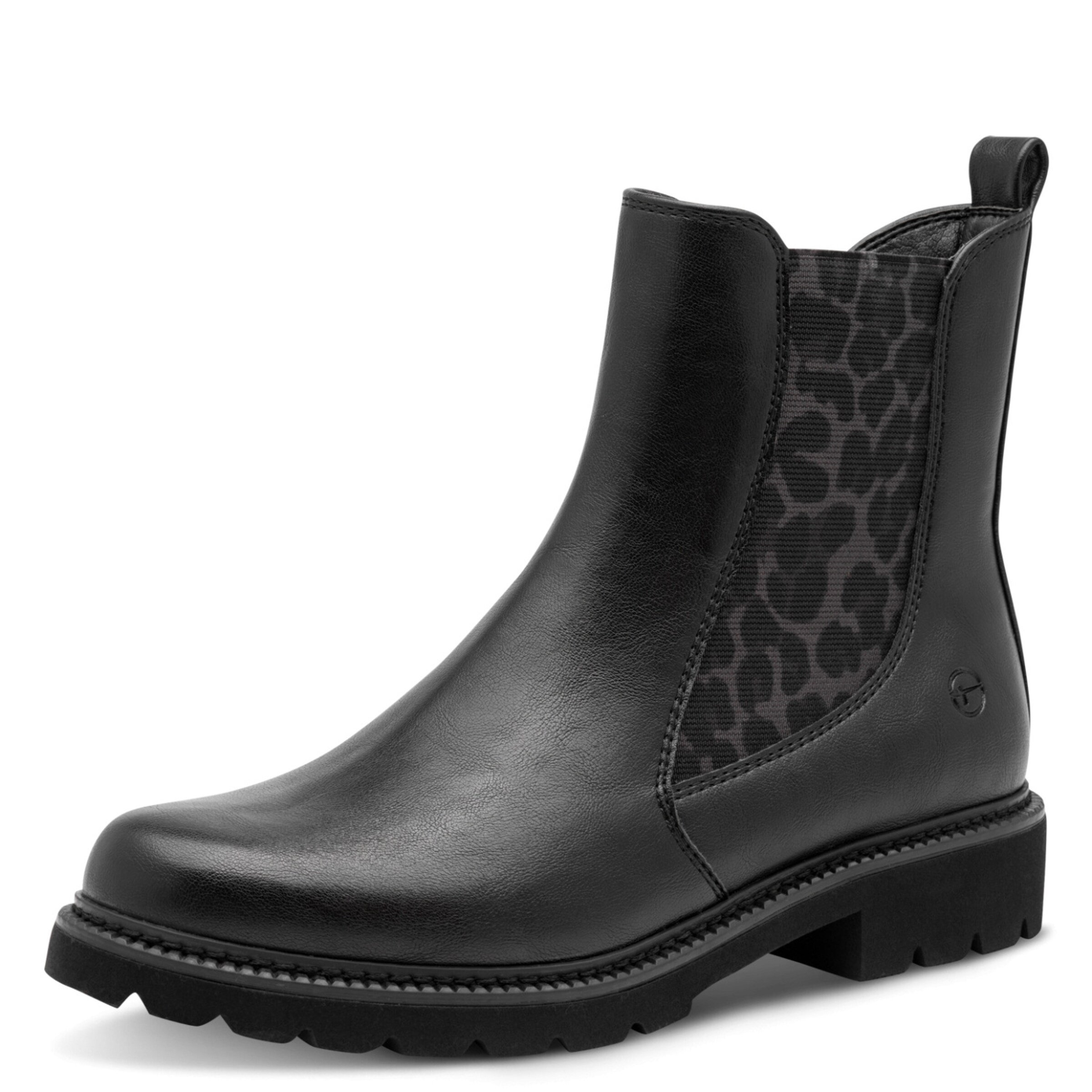 Tamaris Chelsea Boots in Black: front