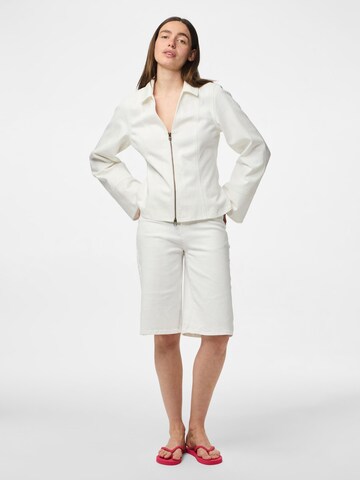 Chemisier 'PCFlora' PIECES en blanc