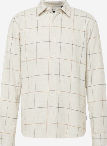 Coupe regular Chemise Only & Sons en beige : devant