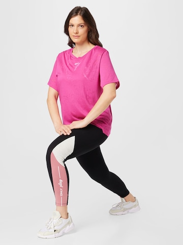 Reebok Functioneel shirt 'Burnout' in Roze