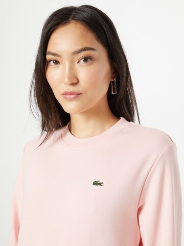 Sweat-shirt LACOSTE en rose