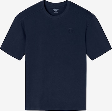 SCHIESSER Shirt ' SCHIESSER 150 YEARS ' in Blue: front