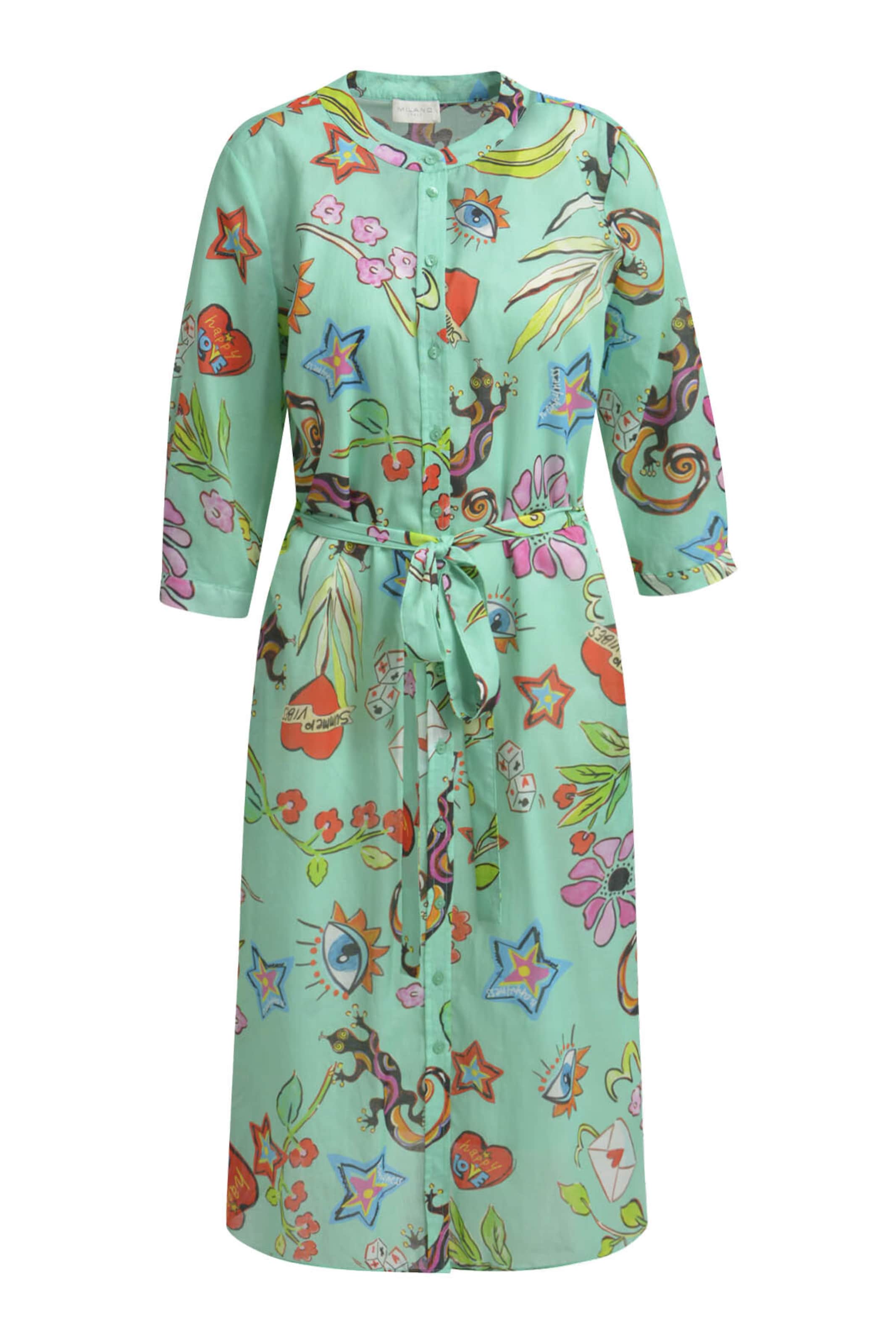 Milano Italy Summer Dress in Mixed colors: front