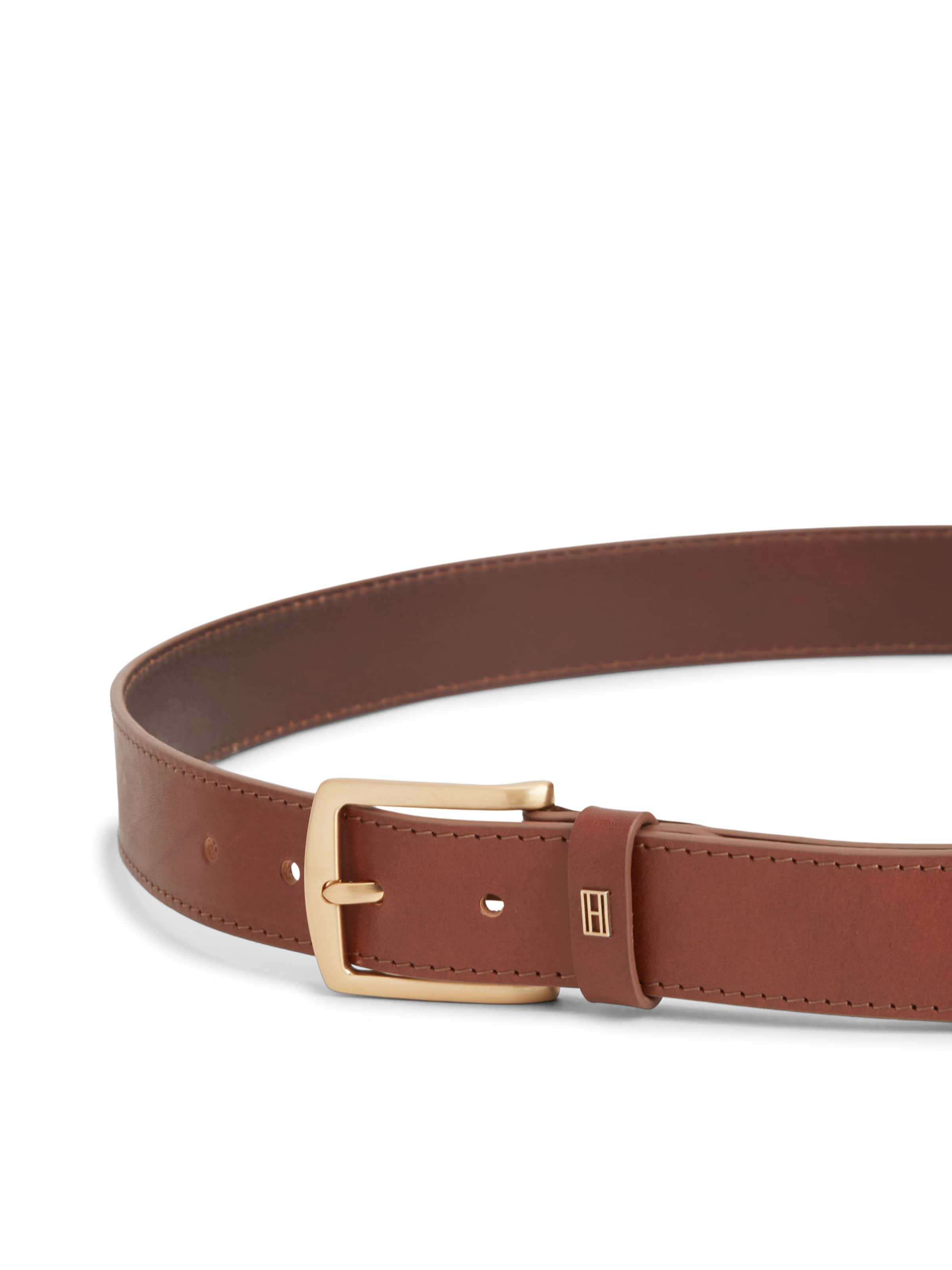 TOMMY HILFIGER Opasek 'DENTON 3.5' – hnědá