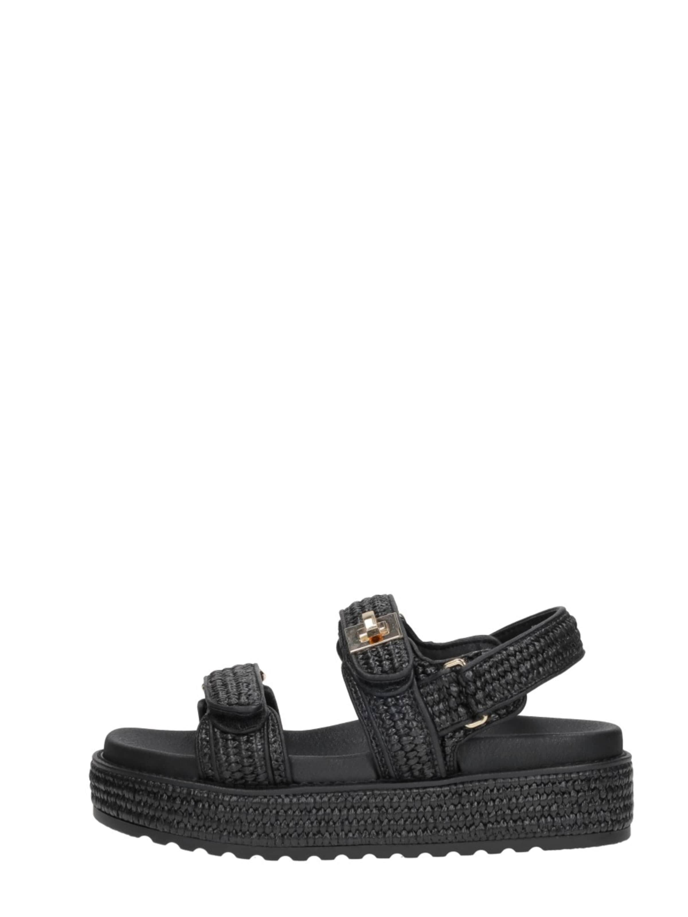 STEVE MADDEN Sandaal 'Bigmona' in Zwart: voorkant