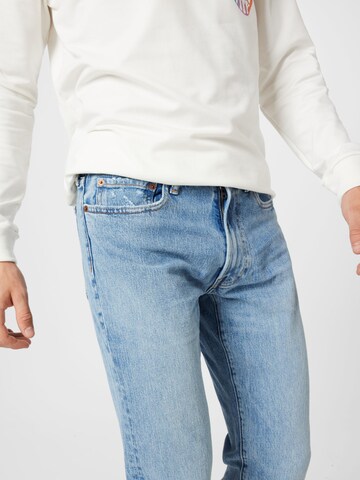 Abercrombie & Fitch Tapered Jeans in Blau