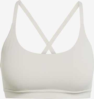 Bustier Soutien-gorge de sport 'All Me' ADIDAS PERFORMANCE en beige : devant