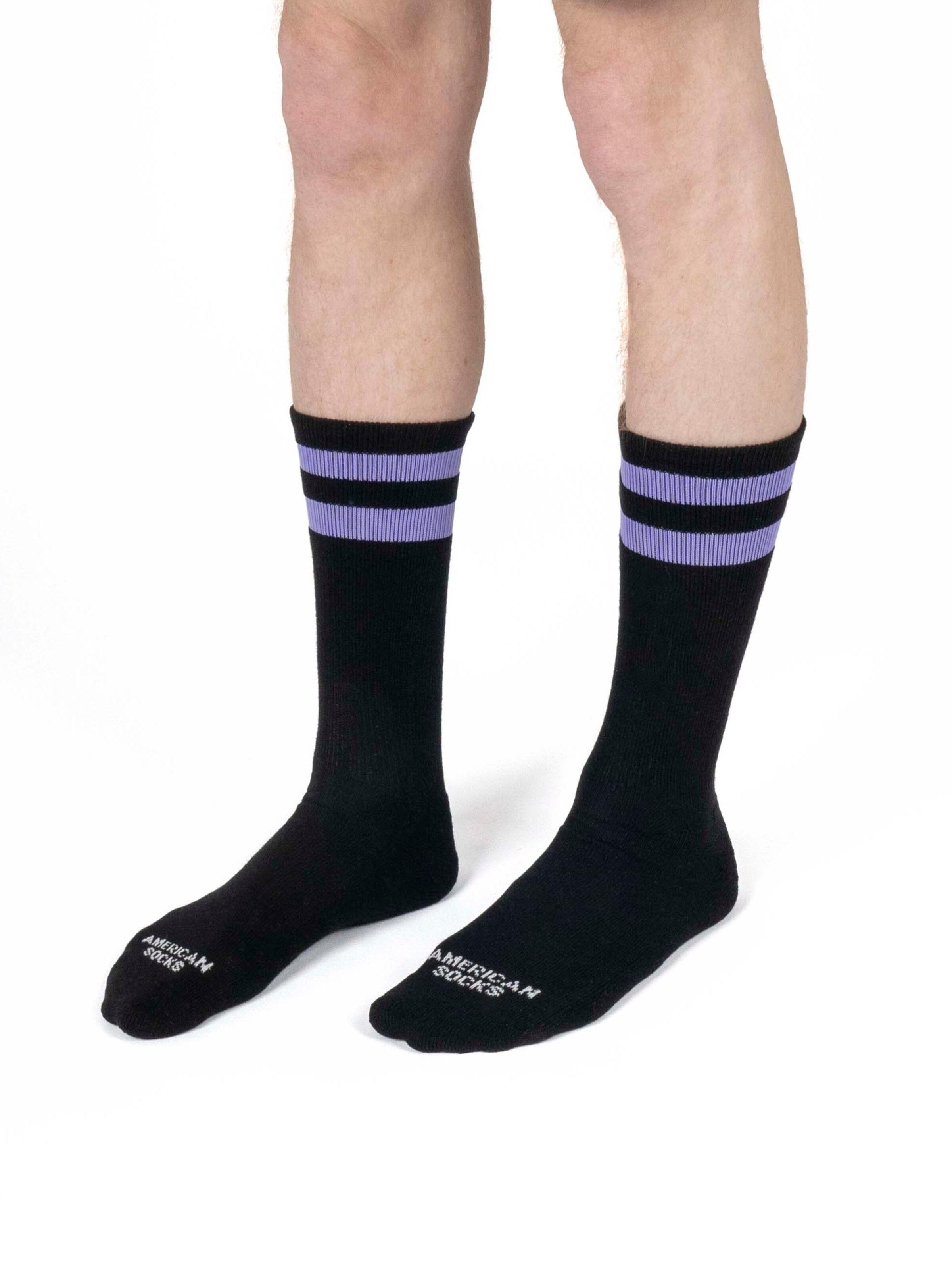 Chaussettes 'Salem' American Socks en blanc : devant