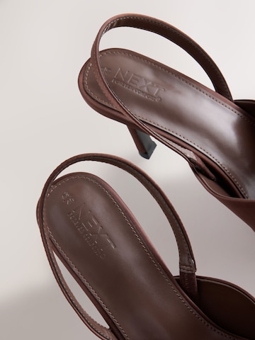 Décolleté sling 'Forever Comfort' di Next in marrone