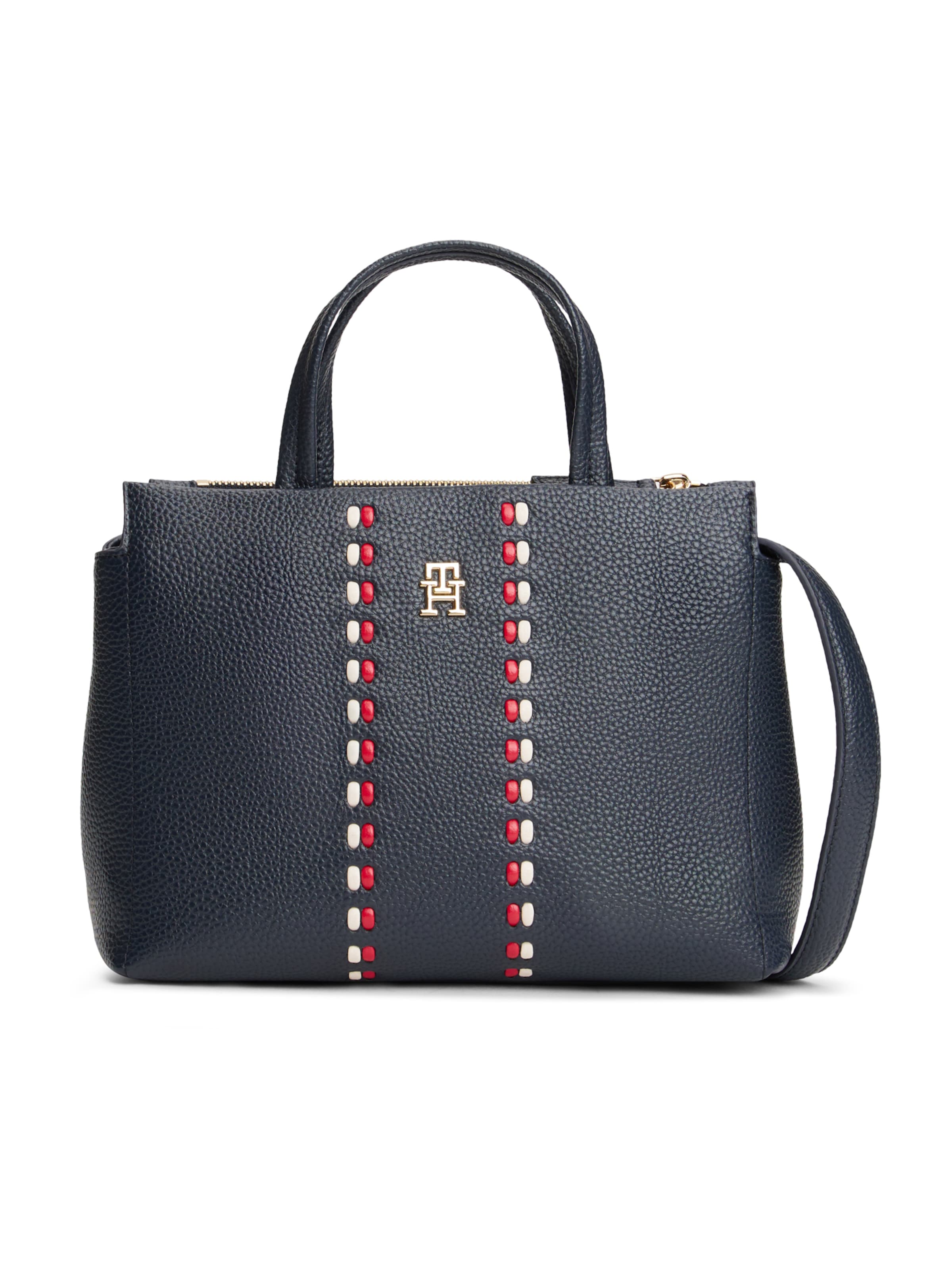 TOMMY HILFIGER Kabelka - námornícka modrá / červená / biela, Produkt