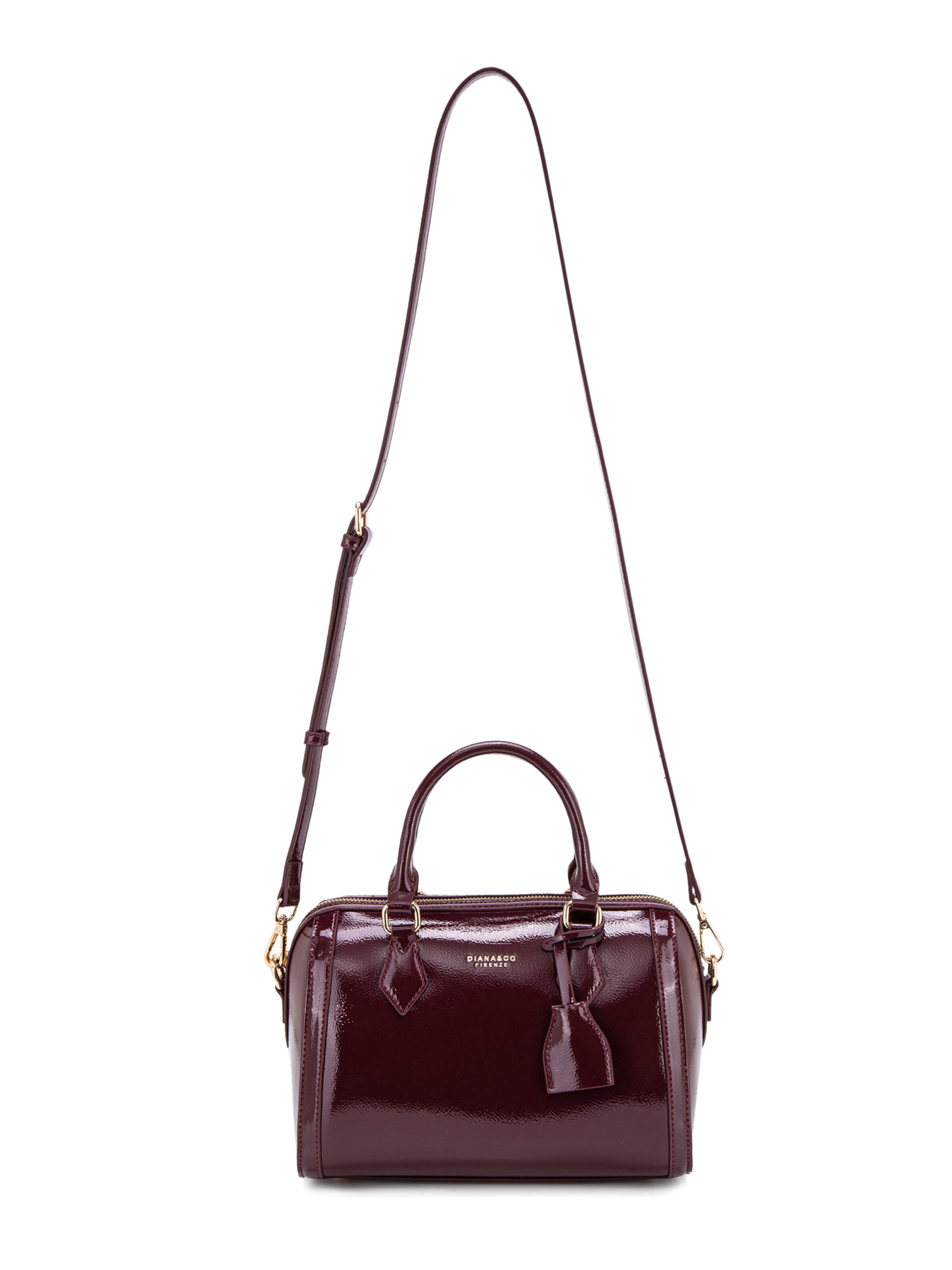 Borsa a tracolla 'Borsa Bauletto Ardena Lux Vegan Leather - , , Blu' di Diana&Co. in rosso