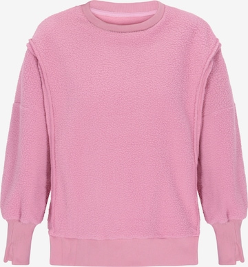 MYMO Collegepaita värissä vaaleanpunainen: etupuoli