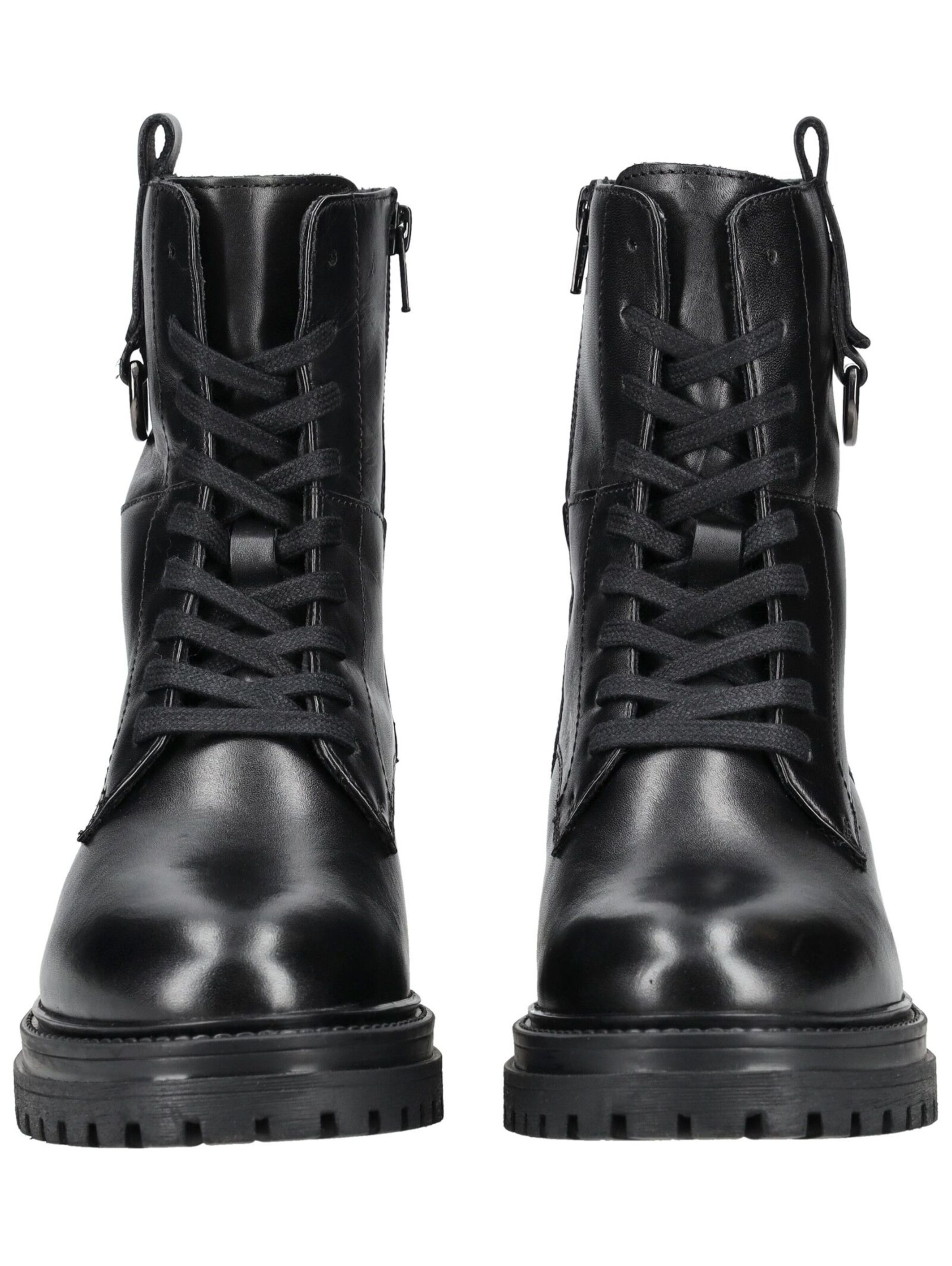 GEOX Lace-up bootie in Black