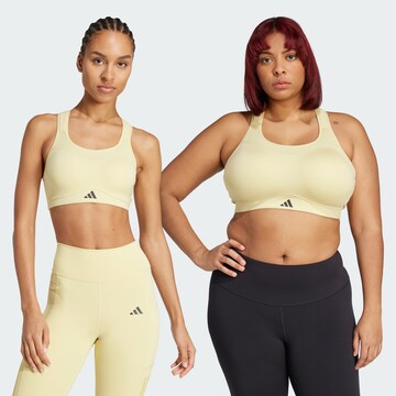 ADIDAS PERFORMANCE Bralette Sports bra 'TLRDIM' in Yellow