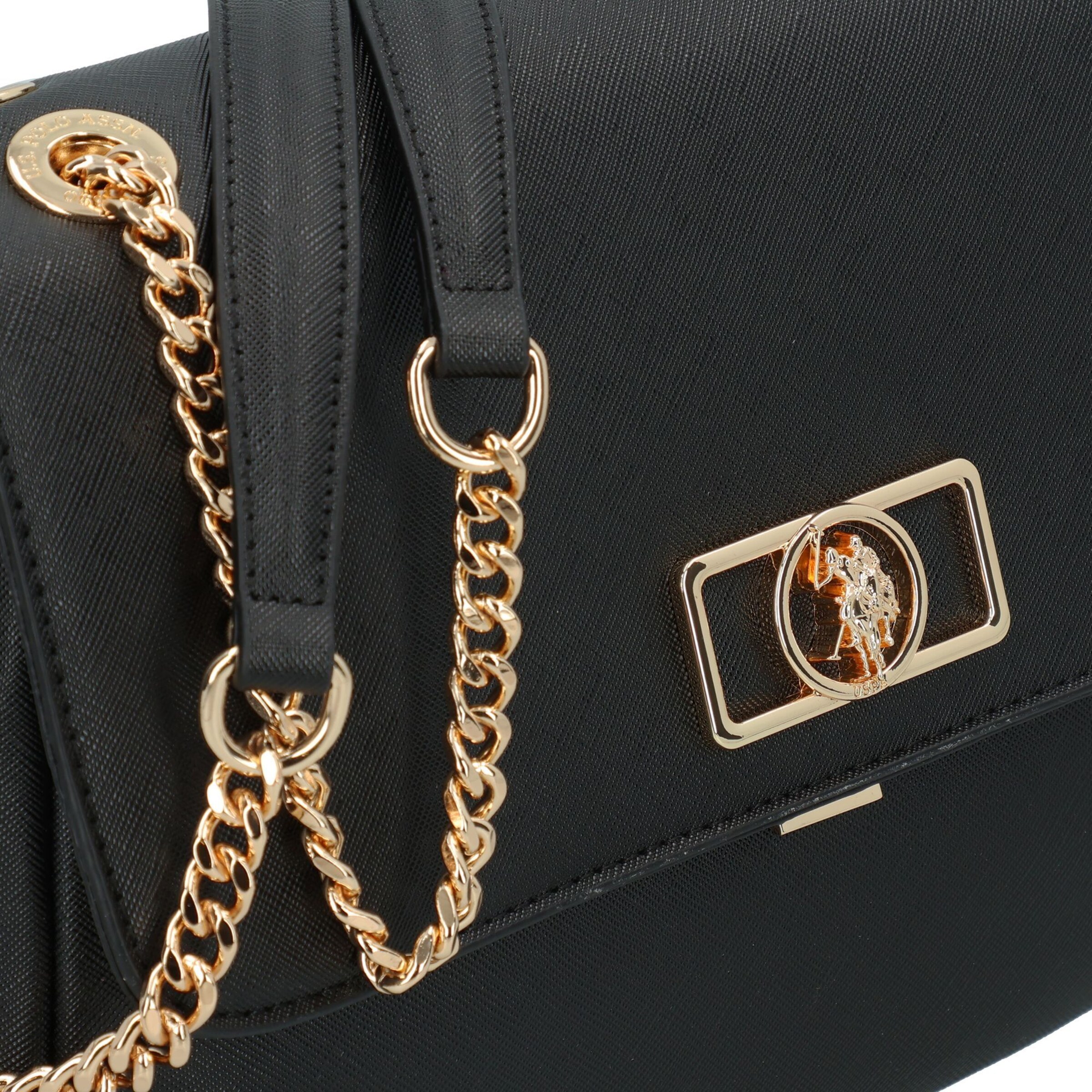 U.S. POLO ASSN. Torba na ramię 'Jones' w kolorze czarny