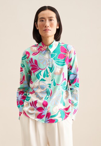 SEIDENSTICKER Blouse in Blue: front