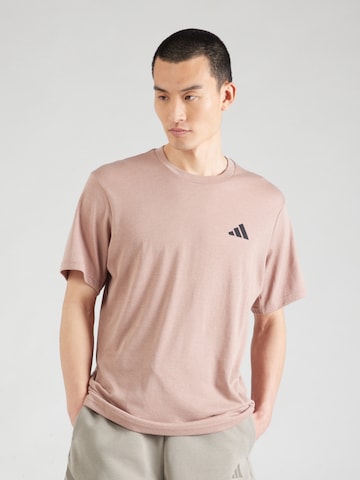 ADIDAS PERFORMANCE Slimfit Funktionsshirt 'Train Essentials Feelready Novelty' in Pink: Vorderseite