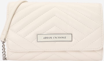ARMANI EXCHANGE Клатч в Бежевый: спереди