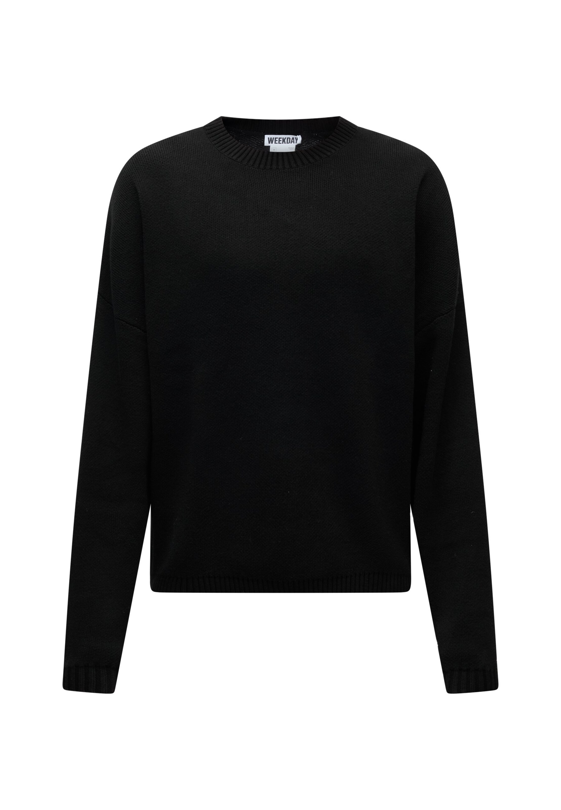 Pull-over 'Ace' WEEKDAY en noir : devant