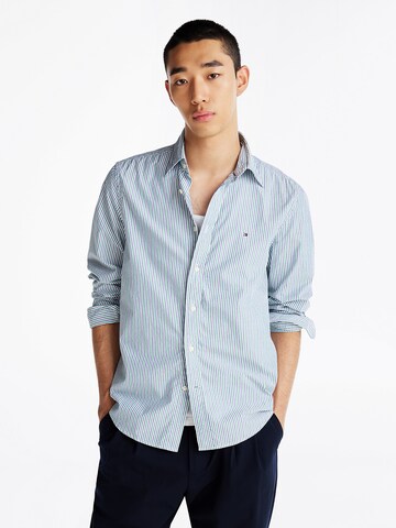 TOMMY HILFIGER Regular fit Button Up Shirt in Blue: front