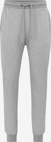 Pantalon de sport 'Plain Basic' Oldskull en gris : devant