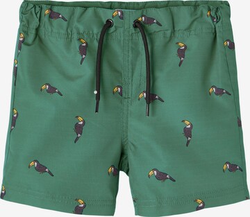 NAME IT Board Shorts 'Zokol' in Green: front