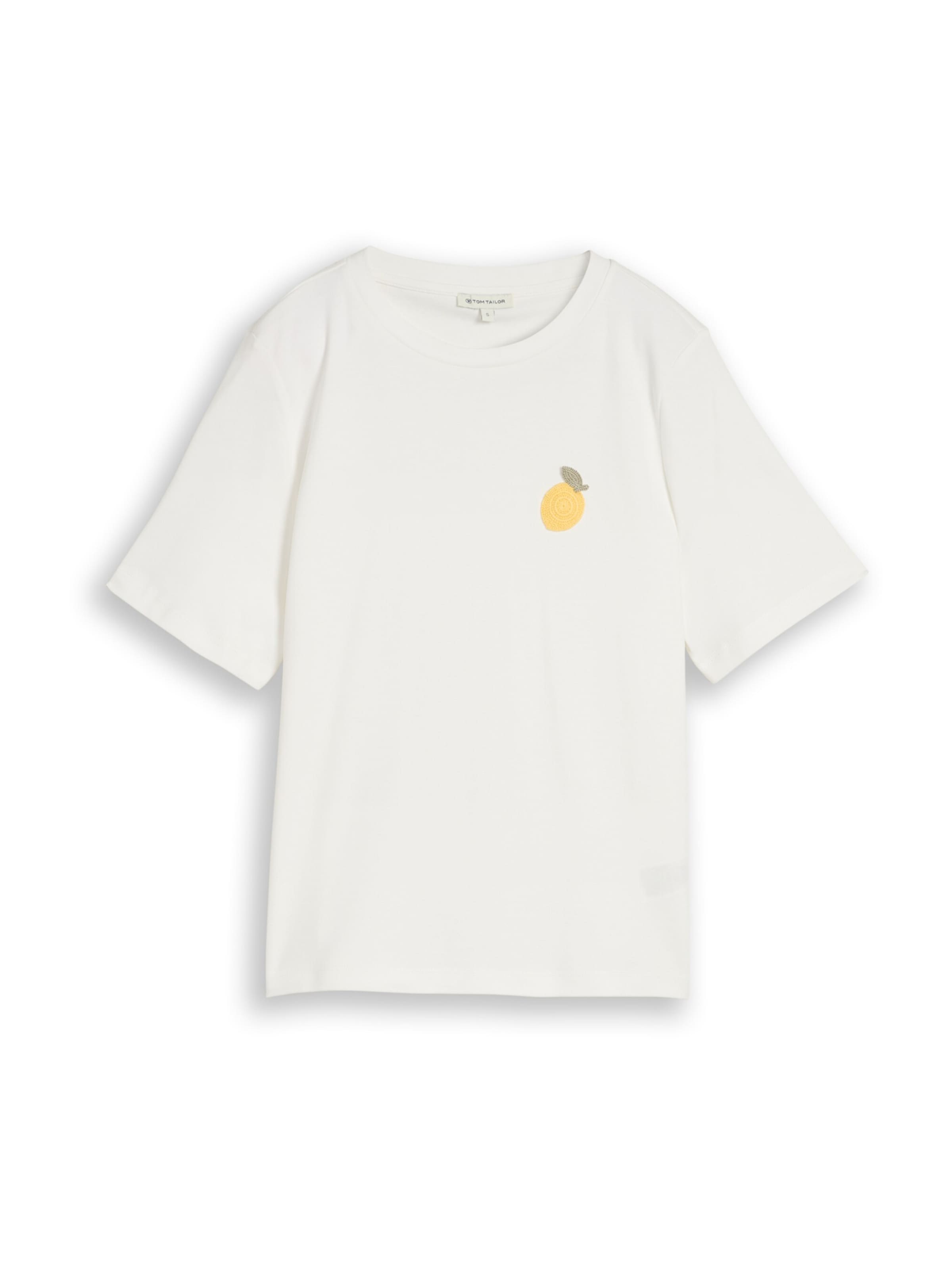TOM TAILOR Shirt in White: front