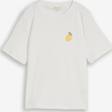 TOM TAILOR Shirt in White: front