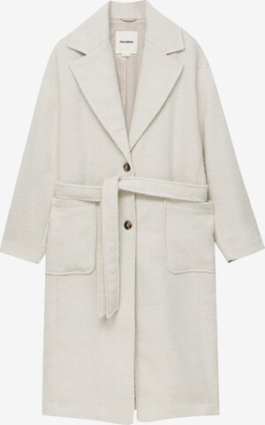 Pull&Bear Between-Seasons Coat in Beige: front